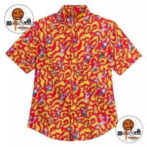 Bobby Zimurski Button Down Shirt For Men By RSVLTS A Goofy Movie Hawaiian Shirt