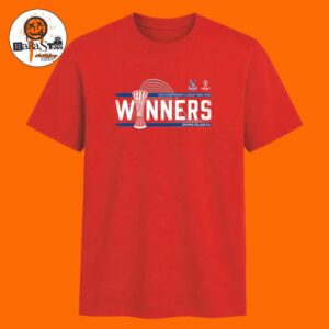 Crystal Palace FC Are The 2025-2026 UEFA Conference League Winners Trophy Unisex T-Shirt Red Color