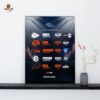 Denver Broncos 2026 NFL Schedule Official Poster Decoration Wall Art Home Decor Poster Canvas