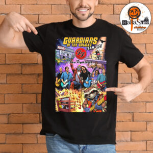 Foo Fighters x Guardians Of The Galaxy Team-Up at Marvel Stadium in Melbourne AU Unisex T-Shirt
