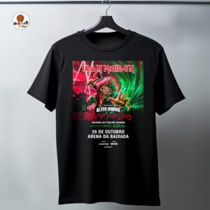 Iron Maiden Run For Your Lives World Tour 2026 At Arena da Baixada Curitiba Brazil On 28 October 2026 Unisex T-Shirt