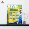 Las Vegas Raiders NFL 2026 Schedule Release Official Poster Decoration Wall Art Home Decor Poster Canvas