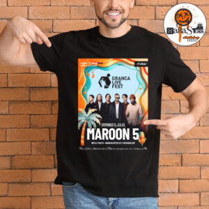 Maroon 5 Granca Live Festival At Las Palmas de Gran Canaria Spain On July 5th 2026 Unisex T-Shirt