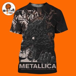 Metallica M72 Berlin Pop-Up Shop Poster 2026 M72 World Tour at Olympiastadion in Berlin Germany on May 30 2026 All Over Print Shirt