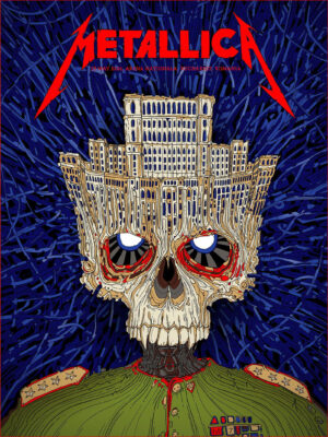 Metallica M72 Bucharest 2026 M72 World Tour Official Poster at Arena Nationala in Bucharest Romania on May 18 2026