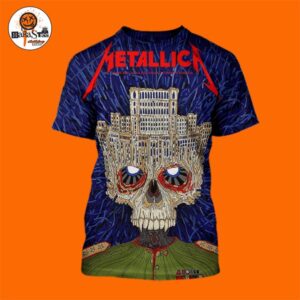 Metallica M72 Bucharest 2026 M72 World Tour Official Poster at Arena Nationala in Bucharest Romania on May 18 2026 All Over Print Shirt