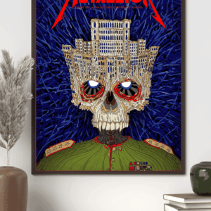 Metallica M72 Bucharest 2026 M72 World Tour Official Poster at Arena Nationala in Bucharest Romania on May 18 2026 Decoration Wall Art Home Decor Poster Canvas