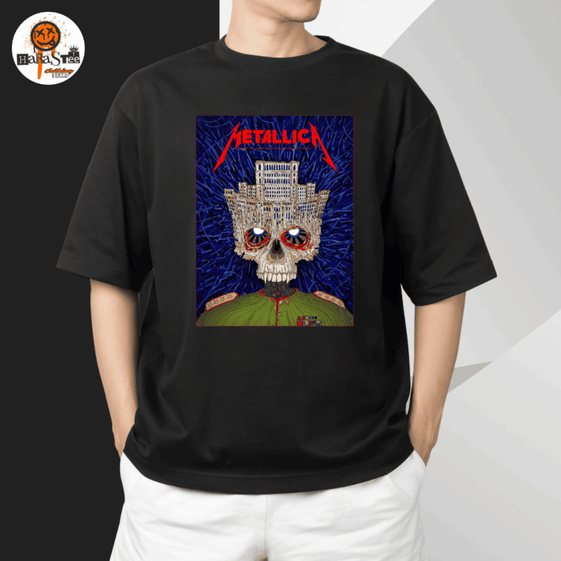 Metallica M72 Bucharest 2026 M72 World Tour Official Poster at Arena Nationala in Bucharest Romania on May 18 2026 New Fashion Unisex T Shirt