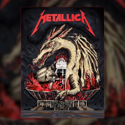 Metallica M72 Chorzow 2026 M72 World Tour Official Poster at Stadion Slaski in Chorzow Poland on May 19 2026