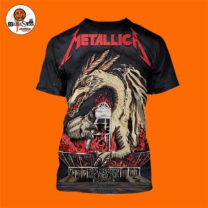 Metallica M72 Chorzow 2026 M72 World Tour Official Poster at Stadion Slaski in Chorzow Poland on May 19 2026 All Over Print Shirt