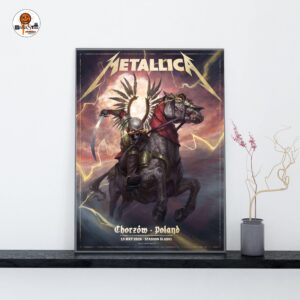 Metallica M72 Chorzow Exclusive Pop-Up Shop Poster 2026 M72 World Tour at Stadion Slaski in Chorzow Poland on May 19 2026 Decoration Wall Art Home Decor Poster Canvas