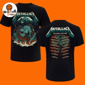 Metallica M72 World Tour 2026 Schedule Dates And Cities List Two Sided Unisex T-Shirt