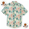 Mickey Mouse Bamboo Watercolor Button Down Shirt For Men By RSVLTS Exclusive Hawaiian Shirt