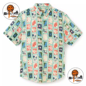Mickey Mouse Bamboo Button Down Shirt For Men By RSVLTS Exclusive Hawaiian Shirt
