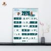 Philadelphia Eagles NFL 2026 Schedule Official Poster Decoration Wall Art Home Decor Poster Canvas