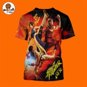 Ready Set Fight Street Fighter 2026 Official Poster Hitting Theatres Oct 16 All Over Print Shirt
