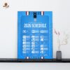 Tampa Bay Buccaneers NFL 2026 Schedule Official Poster Decoration Wall Art Home Decor Poster Canvas