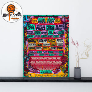 The Riot Fest 2026 Lineup Poster At Douglass Park In Chicago IL On September 18 19 20 2026 Decoration Wall Art Home Decor Poster Canvas
