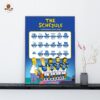 Washington Commanders NFL 2026 Schedule Official Poster Decoration Wall Art Home Decor Poster Canvas