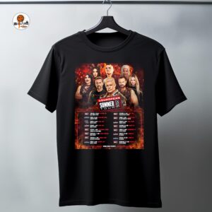 WWE European Summer Tour 2026 Schedule Dates And Cities List Official Poster Unisex T-Shirt