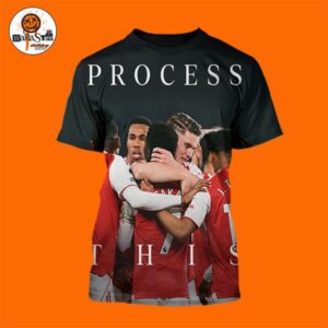 adidas x Arsenal Are The 2025-2026 Premier League Champions Arsenal Process This All Over Print Shirt