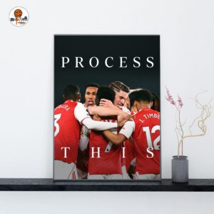 adidas x Arsenal Are The 2025-2026 Premier League Champions Arsenal Process This Decoration Wall Art Home Decor Poster Canvas