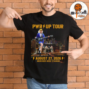 ACDC Power Up Tour 2026 PWR Up Tour Poster at Mercedes-Benz Stadium in Atlanta GA on August 27 2026 Unisex T-Shirt