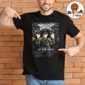 Babymetal World Tour 2026 For UK And Europe Official Poster Schedule Dates And Cities List Unisex T-Shirt