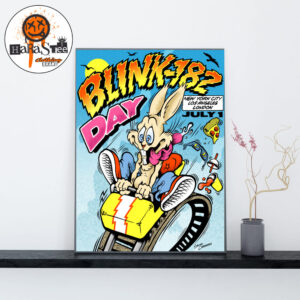 Blink-182 Day July 1st 2026 The 182nd Day Of The Year In New York City Los Angeles And London Home Decor Poster Canvas