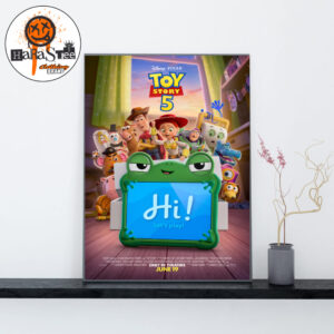 Disney x PIXAR Toy Story 5 Official Poster Hi Let’s Play Home Decor Poster Canvas
