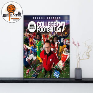 EA SPORTS College Football 27 CFB 27 Deluxe Edition Cover Stars Home Decor Poster Canvas