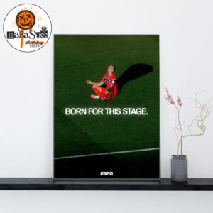 Erling Haaland Born For This Stage 2026 FIFA World Cup Home Decor Poster Canvas