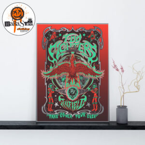Foo Fighters Liverpool 2026 Night 1 Poster Take Cover Tour 2026 at Anfield Stadium In Liverpool England on June 25 2026 Home Decor Poster Canvas