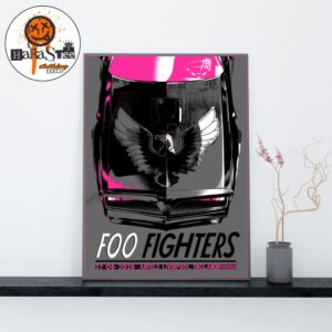 Foo Fighters Liverpool Night 2 2026 Event Poster Take Cover Tour 2026 At Anfield Stadium In Liverpool England On June 27 2026 Home Decor Poster Canvas