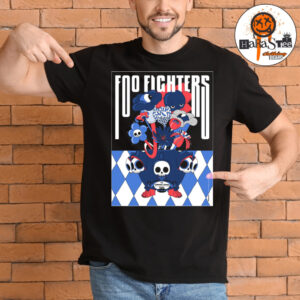 Foo Fighters Paris 2026 Event Poster Show At La Defense Arena In Paris France June 19th 2026 Unisex T-Shirt