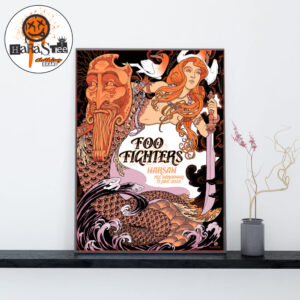 Foo Fighters Warsaw 2026 Tonight Poster Show At PGE Narodowy In Poland On June 15 2026 Home Decor Poster Canvas