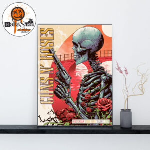 Guns N Roses Amsterdam 2026 Event Poster Show At Ziggo Dome In Amsterdam Netherlands In June 18th 2026 Home Decor Poster Canvas