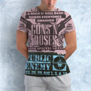Guns N Roses x Public Enemy With 8 Shows For North America All Over Print Shirt