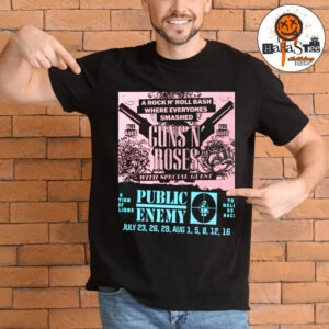 Guns N Roses x Public Enemy With 8 Shows For North America Unisex T-Shirt