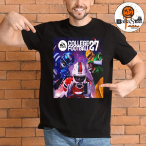 Kewan Lacy Malachi Toney Dante Moore On Cover Athletes EA SPORTS CFB 27 College Football 27 Unisex T-Shirt
