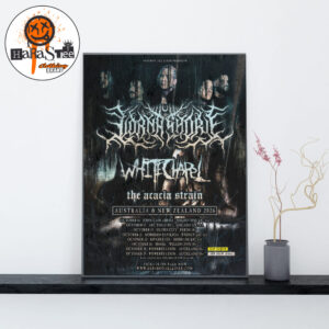 Lorna Shore Australia And New Zealand Tour 2026 with special guests Whitechapel and The Acacia Strain Home Decor Poster Canvas