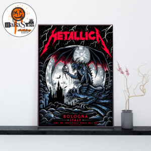 Metallica M72 Bologna Pop-Up Shop Exclusive Limited-Edition Poster at Stadio Renato Dall’Ara in Bologna Italy on June 3rd 2026 Decoration Wall Art Home Decor Poster Canvas