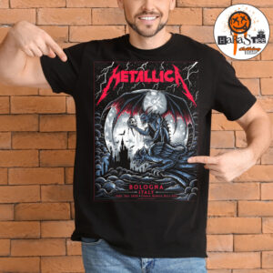 Metallica M72 Bologna Pop-Up Shop Exclusive Limited-Edition Poster at Stadio Renato Dall’Ara in Bologna Italy on June 3rd 2026 Unisex T-Shirt