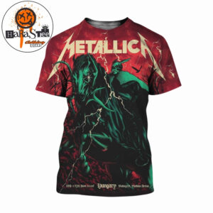 Metallica M72 Budapest 2026 Pop-Up Shop Poster M72 World Tour at Puskas Arena in Budapest Hungary on June 11 and 13 2026 All Over Print Shirt