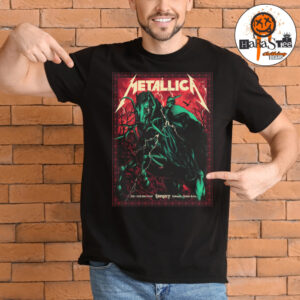 Metallica M72 Budapest 2026 Pop-Up Shop Poster M72 World Tour at Puskas Arena in Budapest Hungary on June 11 and 13 2026 Unisex T-Shirt
