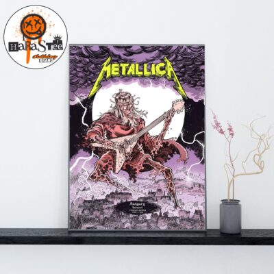 Metallica M72 Budapest 2026 Tonight’s Show Venue Poster M72 World Tour at Puskas Arena in Budapest Hungary on June 11 2026 Home Decor Poster Canvas