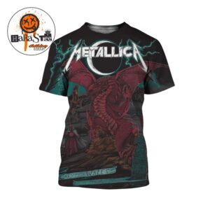 Metallica M72 Cardiff 2026 Poster at Principality Stadium In Cardiff Wales On June 28 2026 All Over Print Shirt