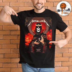Metallica M72 Cardiff Pop-Up Shop Poster on June 28 2026 M72 World Tour at Principality Stadium In Cardiff Wales Unisex T-Shirt