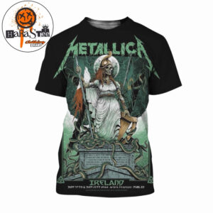 Metallica M72 Dublin 2026 Pop-Up Shop Poster At Aviva Stadium In Dublin Ireland On June 19 And 21 2026 All Over Print Shirt