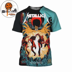 Metallica M72 Dublin Night 1 Venue Poster 2026 M72 World Tour At Aviva Stadium In Dublin Ireland On June 19th 2026 All Over Print Shirt